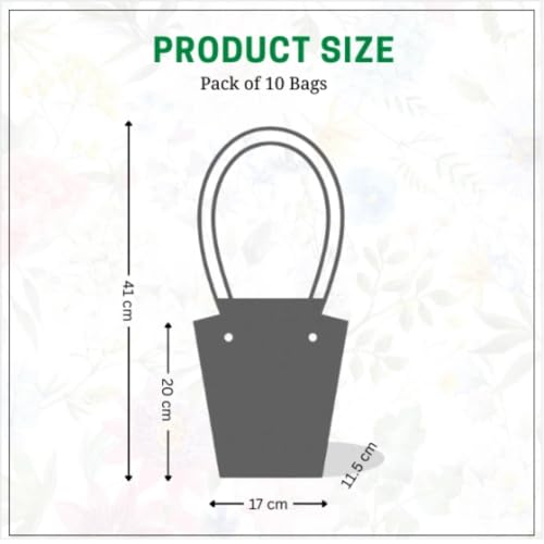 Image of Oasis Pack of 10 Conical Mauve Pink Flower Hamper Bags | Premium Floral Packaging Bags for Rakhi Gift Hampers, Flower Bouquets, Wedding, Return Gifts, Decorative Presentation & Florist Supplies.