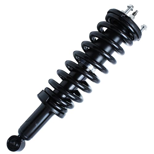 Image of Detroit Axle - 2 Front Struts for 2001-2007 Toyota Sequoia Ready Complete Strut w /Coil Spring Assembly 2002 2003 2004 2005 2006 Replacement Suspension Strut Shock Assemblies