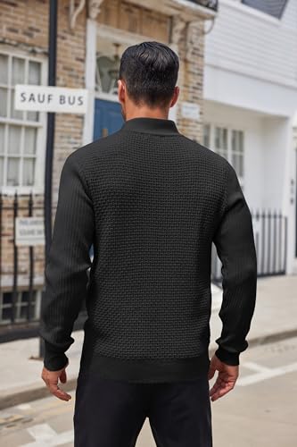 Pull Henley COOFANDY pour homme, la solution tricot léger contre la mi-saison - 3