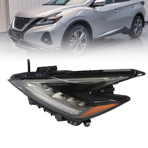 Jecoupoon Driver Headlight Assembly w/DRL Compatible with Murano Platinum/S/SV/SL 2019 2020 2021 Projector Headlamp 26060-9UF0D NI2502270 Left by Jecoupoon - Image 8