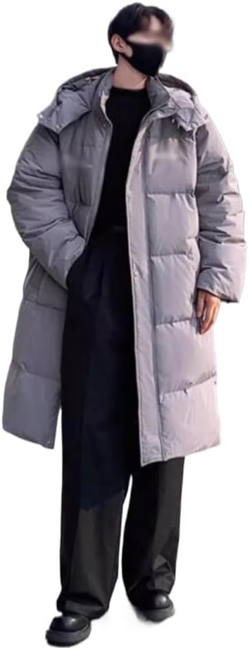 VIDI Duck Down Thick Warm Ruffian Coat Casual Jacket Male Winter