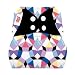 Flip Hybrid Reusable Cloth Diaper Cover with Adjustable Snaps and Stretchy Tabs - Fits Babies from 8 to 35+ Pounds (Alicia)