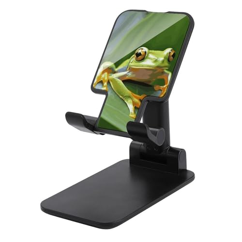 Support de téléphone portable bureau grenouille, universel et ajustable pour vidéos