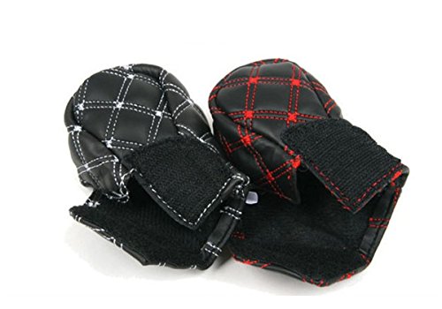 Fochutech Auto Car Handbrake Gear Shift Cover Handle Hand Break Protect Accessories Case Sleeve Universal Stick Anti-Slip Sports Automotive (2 Set Red) #TOP3