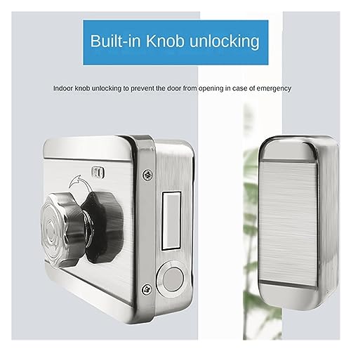 Serrure intelligente Bluetooth à code et empreintes digitales pour porte extérieure - 5