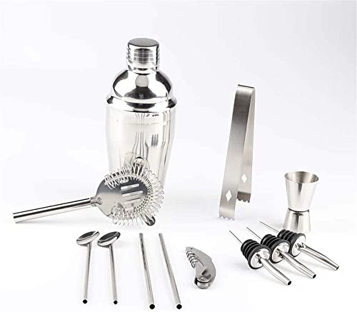 Set Coctelera Kit de 12 Piezas en Acero Inoxidable miniatura 2