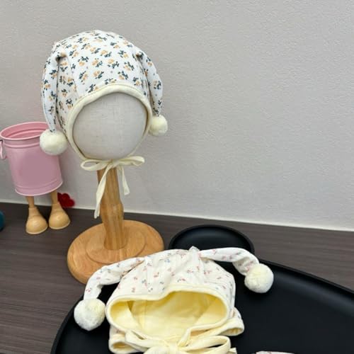 Long Ear Baby Bonnet Portable Knitwear Fashionable Long Eared Baby Hat Trendy Headwear Comfortable for Your Little Star4