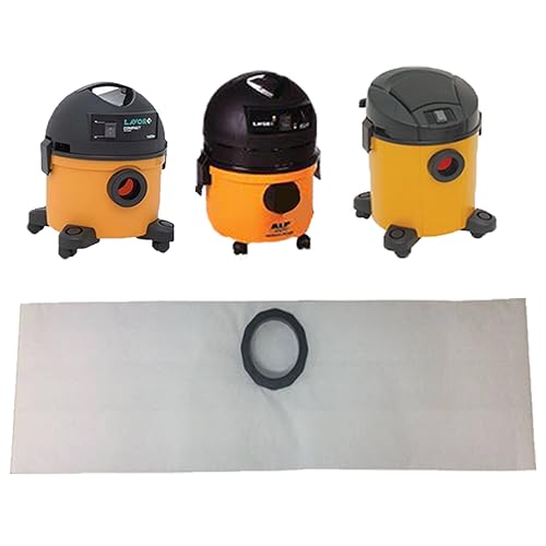 6 Saco Descartável para Aspirador de Pó Lavor Alp Super/Compact 12L / Kronos 12L