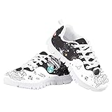 KEIAHUAN Space Themed Athleisure Sneaker Trail Hiking Sneaker Tennis Shoes Breathable Running Shoes Fashion Walking Sneakers