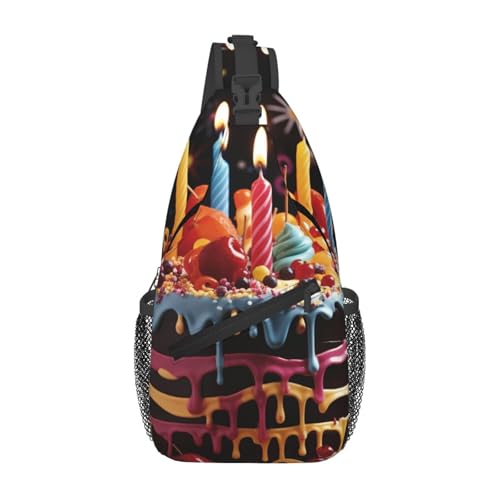 Sling Bag para hombres y mujeres negro