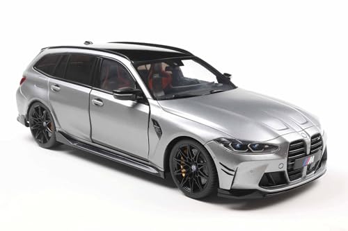 Modelo a escala 1:18 BMW M3 (G81) Touring gris Solido miniatura 3