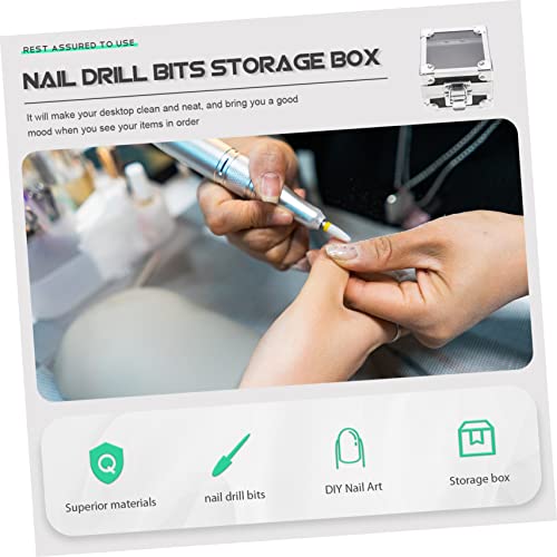 Organizador para Brocas de Uñas de Acrílico Negro miniatura 7