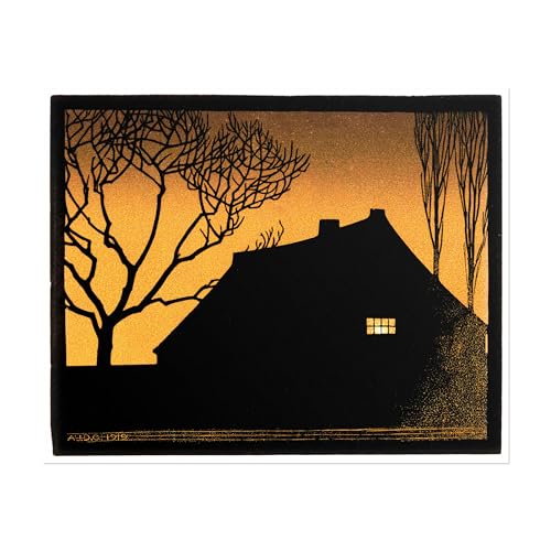 Affiche Soirée d'hiver Julie de Graag Pathos Studio 30,5x40,6 cm