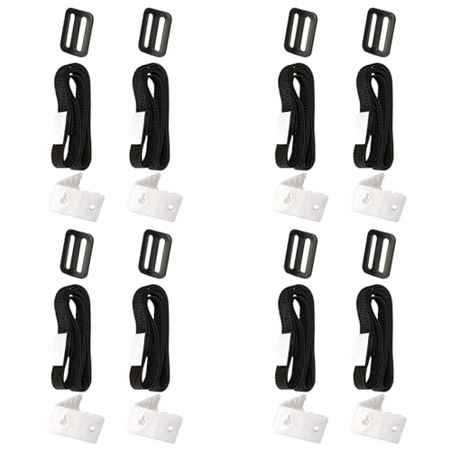 Veemoon Kit de Correa para Manta Solar de Piscina Accesorio de Carrete Ajustable Resistente y Ligero para Enrollar Cubierta Subterránea Adecuado para Protección y Mantenimiento de