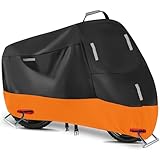 Coupe-Vent & Stable: Dispose d'un ourlet élastique et d'une sangle à boucle réglable pour un ajustement précis. Ces attaches coupe-vent empêchent la bâche scooter de s'envoler par temps orageux, assurant une protection extérieure fiable