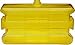 Bradley 133-140 Polycarbonate On-Site Portable Eyewash Tank, Clear/Yellow