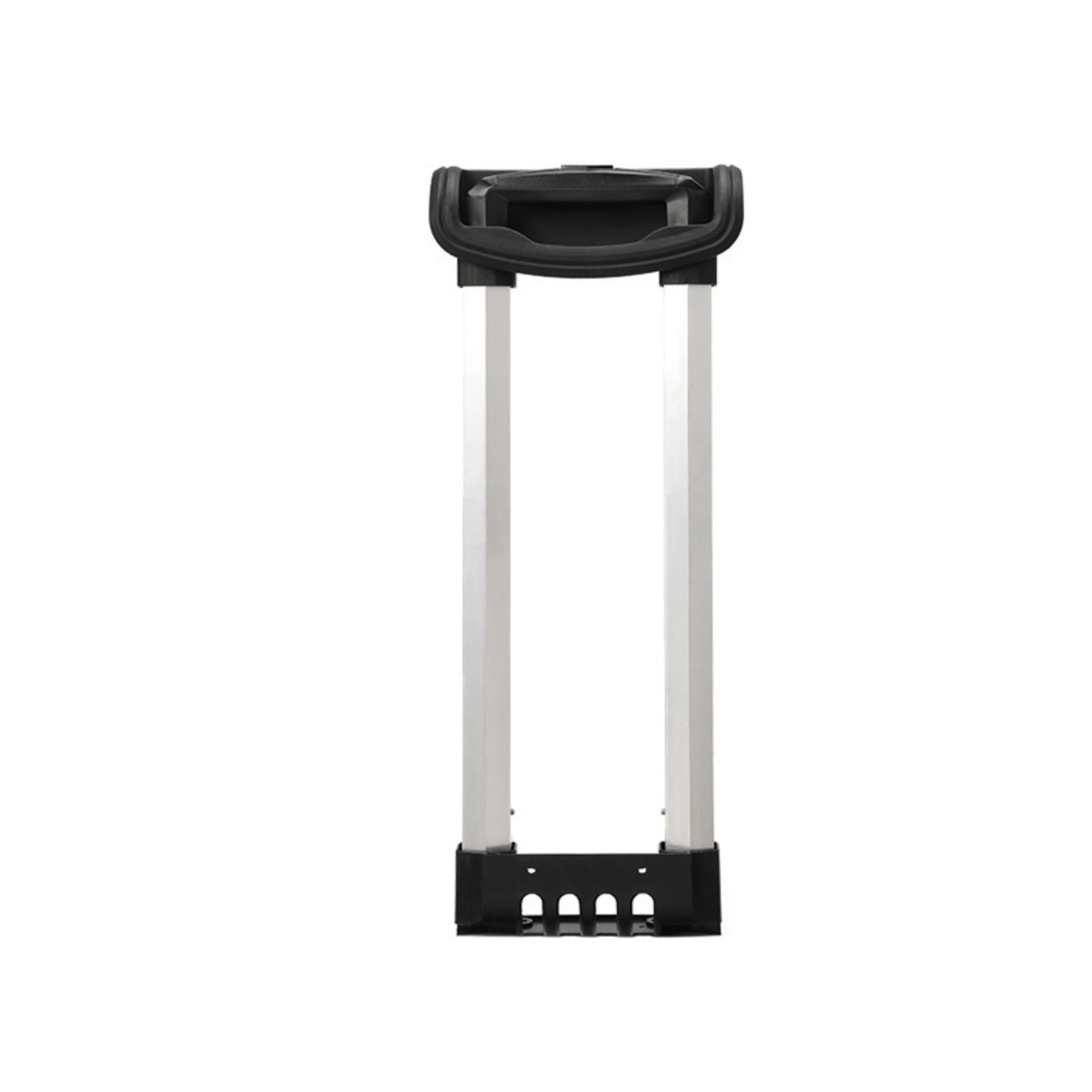 Asa Telescópica para Maleta Mango de Maleta Extensible Repuesto Asa Retráctil Fabricada en Aleación de Aluminio con Estructura de Doble Barra Ligera y, Negro, Negro, 28 Pulgadas