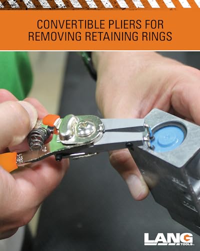 Lang Tools 1421 Alicate de anel de retenção de interruptor rápido interno/externo
