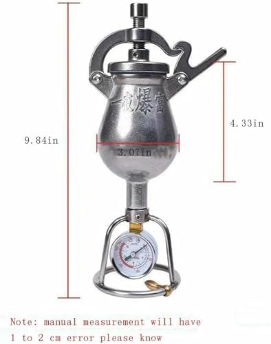 Popcorn Maker, Chinese Popcorn Popper, High Pressure Making Traditional Popcorn Machine for Home Decor(230ML)
