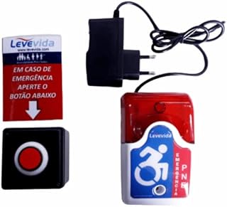 Alarme Audiovisual para Banheiro PNE - Slim