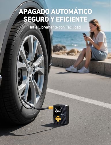 Mini compresor para inflar neumáticos 11 Imagen adicional