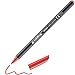 Produktbild edding 1200 Fasermaler fein - rot - 1 Stift - Rundspitze 1 mm - Filzstift zum Zeichnen und Schreiben - für Schule, Mandala