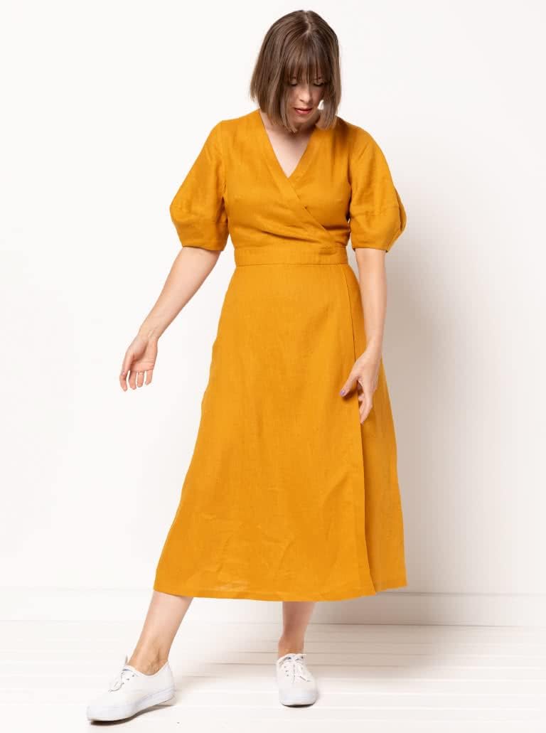 Style Arc Sewing Pattern - Millicent Wrap Dress (Sizes 04-16)