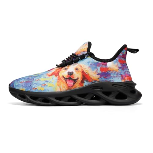 Image of DLWKIPV Men Running Shoes Men's Tennis Shoes Lightweight Breathable Fashion Sneakers Non Slip Workout Gym Shoes for Running