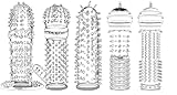 New Soft Silicone Sleeve Extension Sheath Extender for Men Male Enhancement Extension Sleeve 5pcs 965512