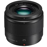 Panasonic LUMIX G Lens, 25mm, F1.7 ASPH, Mirrorless Micro Four Thirds, H-H025K (USA Black)