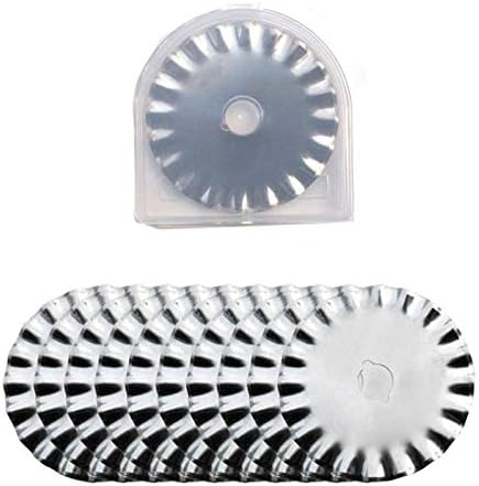 10PCS 45mm Rotary Cutter Patchwork Crafts Roller Blades For Cloth Fabric Leather Paper Trimmer DIY Home Sewing Tools - (Color: A)