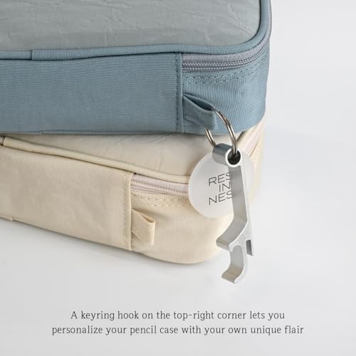 Image of Monolike Archive 247 Standard E1 Pen Case, Sky - Pencil Pouch, Portable Pencil Bag, Pencil Case, Office Pouch case