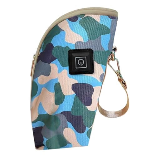 Luwecf Chauffe- Sac Chauffant Usb Portable Nourrisson avec Pochette Suspendue Isolant Thermique En Cuir Pu Imperméable Adapté Aux Parents En Al, Style E