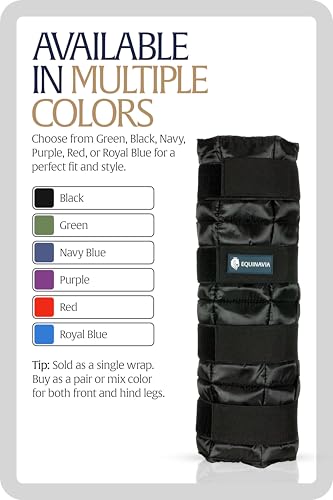 image for Equinavia Cool Relief Therapy Ice Boots Leg Wraps for Horses, Gel Pack
