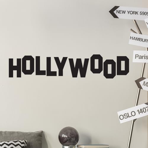 Autocollant mural en vinyle Hollywood pour masquer les défauts - 7