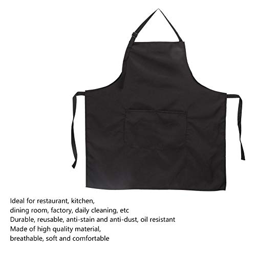 Avental à prova d'água, respirável, reutilizável, cozinha para adultos, trabalho, avental, sem mang