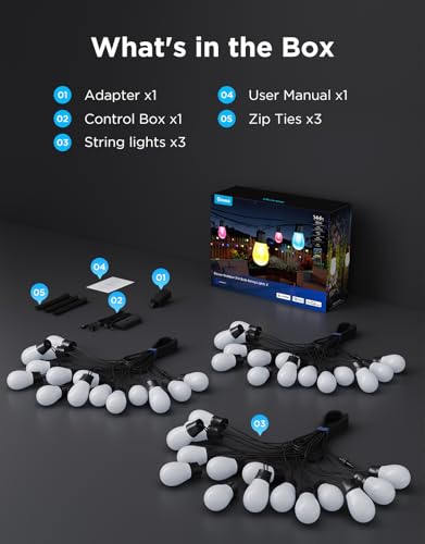 Govee S14 Bulb Outdoor String Lights - image 9