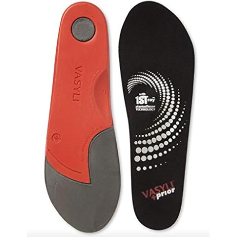 Vasyli+Prior Sports Orthotic, Low Profile Shoe Insole for Youth Sports, Football, Soccer, Baseball, and Basketball, Foot Support Shoe Insert for Rearfoot Correction and Heel Support, XX-Large Cover