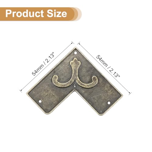 Supports d'angle plats pour sublimer une boîte à bijoux ancienne - 3