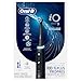 Oral-B iO Series 5 Rechargeable Electric Toothbrush with Visible Pressure Sensor to Protect Gums, 2 Minute Timer, 5 Cleaning Settings, 1 Replacement Toothbrush Heads, and Travel Case, Black