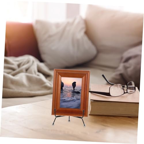 GARVALON 4Pcs Suporte De Exibição Dobrável Suporte De Imagem Suporte De Placa Suporte De Moldura De