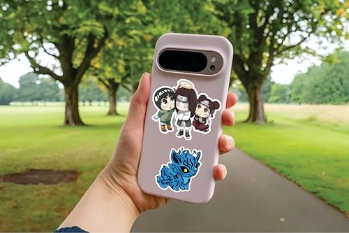 Image of AnimeVerse Pack of 61 Naru Chibi Anime Stickers for Laptop, Phone, Guitar, Bike, PC, | Waterproof Glossy Vinyl Decals | Residue-Free Anime Stickers Collection (Naruto Chibi)