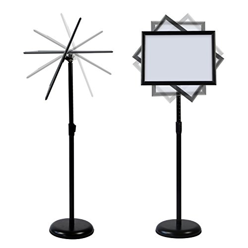 image for T-SIGN Adjustable Heavy Duty Pedestal Sign Holder Floor Stand, Sign St