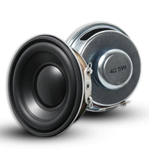 Mini woofer de 4 ohmios con reproducción de rango completo y alta fidelidad