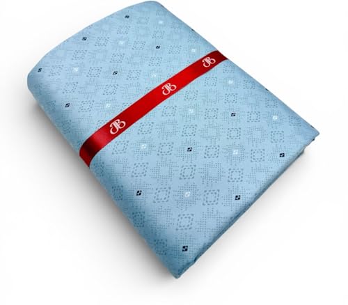 Image of JHABAK'S Unstitched Print Shirt Fabric for Men - Polycotton Material - 2.25Meter Shirt Piece Cloth