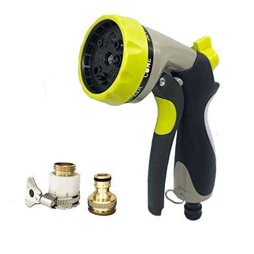 Manguera de agua Pistola Riego Manguera de jardín Boquilla Pistola rociadora Riego Jardín Pistola rociadora de agua Lavado de autos Pulverizador de manguera de jardín Pistola de agua de alta presión