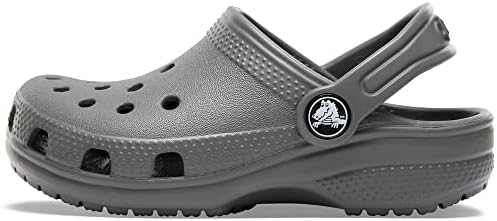 Crocs Unisex-Child Classic Clogs, Slate Grey/Slate Grey, 12 Little Kid - 3