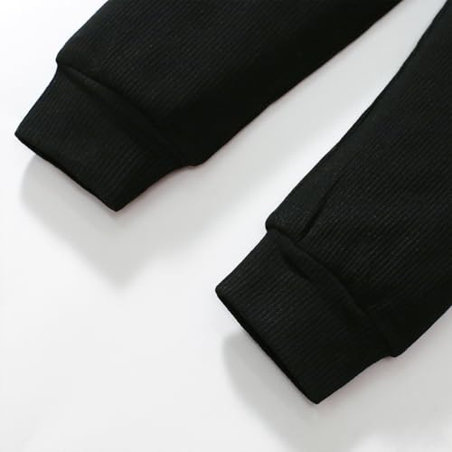 Image of HILEELANG Toddler Girl Fall Outfits Clothing Pants Set Sweatshirt Cotton Strench Leggings Playwear Sets 2pc