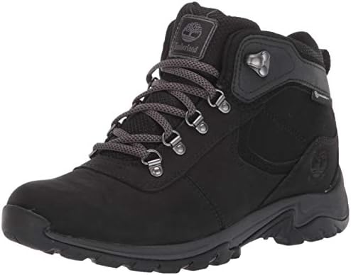 Timberland womens Mt. Maddsen Mid Leather Waterproof Hiker Hiking Boot, Black Nubuck, 10 US