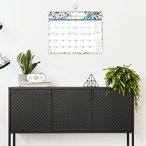 Calendar 2024 - Jan. 2024 - Dec. 2024, 2024 Wall Calendar, 15" X 11.5", 12 Monthly Wall Calendar 2024, Twin-Wire Binding + Hanging Hook + Thick Paper + Julian Dates - Art Floral #TOP6